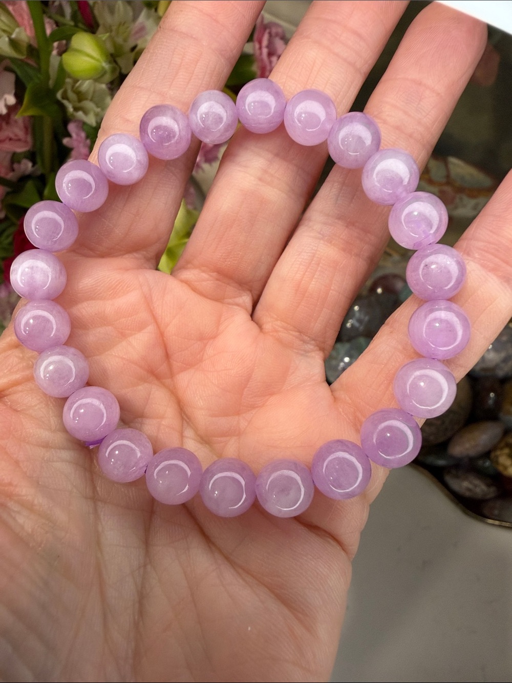 8mm Kunzite Bracelet: B1132